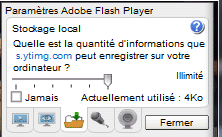 configuration de flash player en mode local